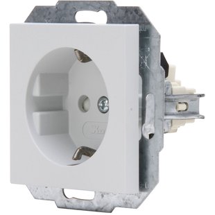 Kopp Inbouwstopcontact Athenis Randaarde 1-polig Grijs Ip20