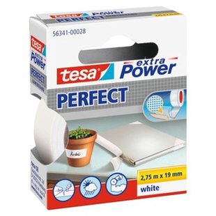 Tesa Duct Tape Extra Power Perfect - Wit - 2.75m X 19mm