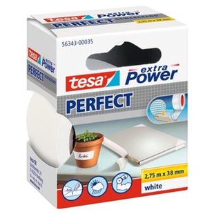 Tesa Duct Tape Extra Power Perfect - Wit - 2,75m X 38mm