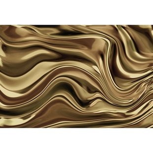 Elle Vliesbehang Illusie - Goud - 2,70m X 450cm