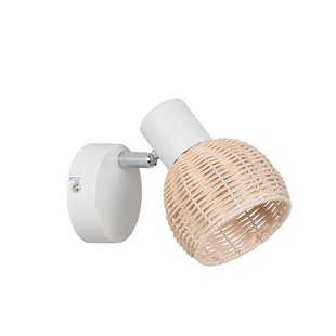 Corep Wandspot Calanques Wit Rotan E14