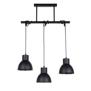 Corep Hanglamp Dock Zwart Metaal 3xe14