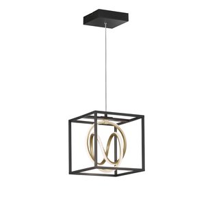 Fischer & Honsel Hanglamp Gisi Zwart 14w