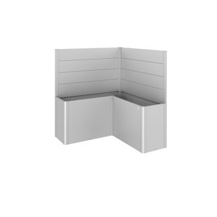 Biohort Schutting Voor Plantenbak Belvedere L-vorm Gr. L150 Zilver Metallic 2st