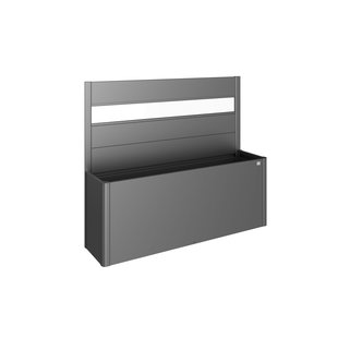 Biohort Schutting Voor Plantenbak Belvedere Met Acrylglas Gr. 200 Donkergrijs Metallic 1st