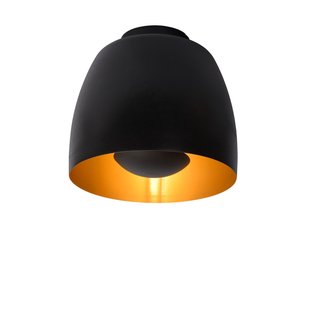 Lucide Plafondlamp Nolan Zwart Ø24cm E27