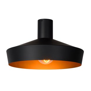 Lucide Plafondlamp Cardiff Zwart Ø40cm E27