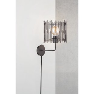 Nordlux Wandlamp Elvis Zwart E27