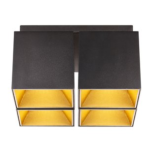 Nordlux Ethan Plafondpot Zwart 4xgu10