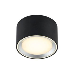 Nordlux Opbouwspot Landon 8 Zwart ⌀12,5cm 6,5w