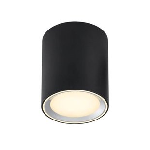 Nordlux Opbouwspot Landon 14 Zwart ⌀12,5cm 6,5w