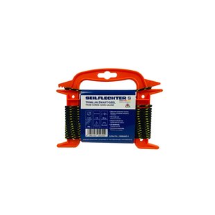 Seilflechter Gevlochten Touw Zwart/geel – 4 Mm X 5 M Op Rol