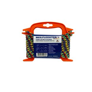 Seilflechter Gevlochten Touw In Gemengde Kleuren – 6 Mm X 5 M Op Rol