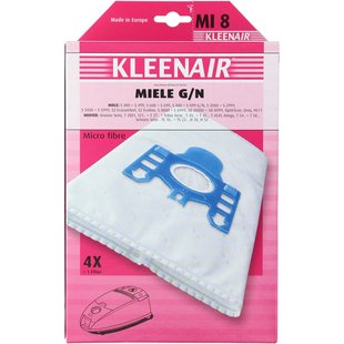 Kleenair Stofzuigerzak Miele Mi-8 4 Stuks