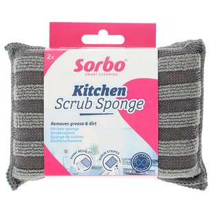 2-in-1 Microvezelspons Home Deco 2 Stuks