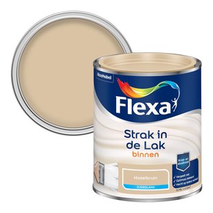 Flexa Strak In De Lak Zijdeglans Hazelbruin 750ml
