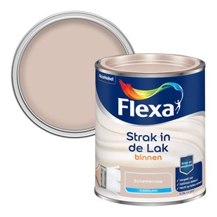 Flexa Strak In De Lak Zijdeglans Schemerroze 750ml