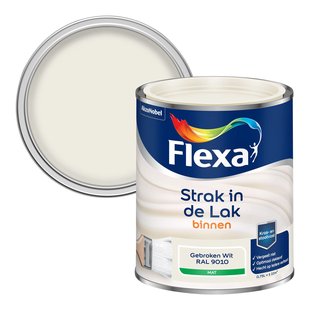Flexa Strak In De Lak Mat Ral9010 0,75l