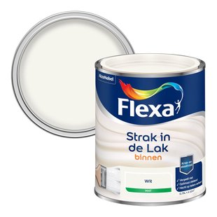 Flexa Strak In De Lak Mat Wit 0,75l