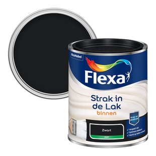 Flexa Strak In De Lak Mat Zwart 0,75l