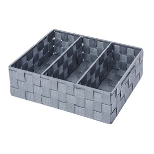 Wenko Organizer Adria 3-vaks 32x21x10cm Grijs