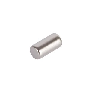 Fix-o-moll Magneet Cylinder Neodym Zilver 4x8mm 10 Stuks