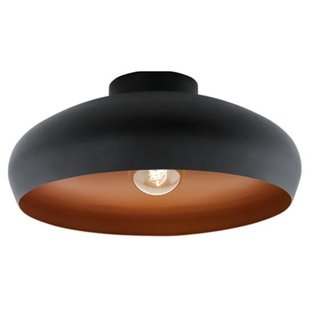 Eglo Plafondlamp Mogano Zwart Koper ⌀30cm E27