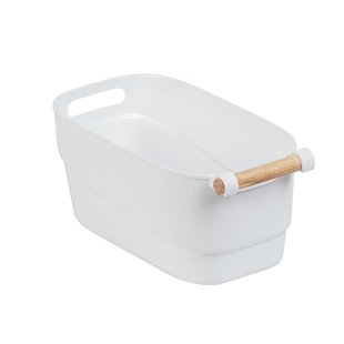 Wenko Badkameropberger - Organizer - Met Handvat - Wit - 19,5x28,5x37,5cm