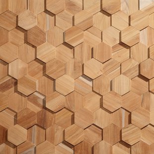 Klimex Houtstrip Ultrawood Hexagon Teak 0,195m²