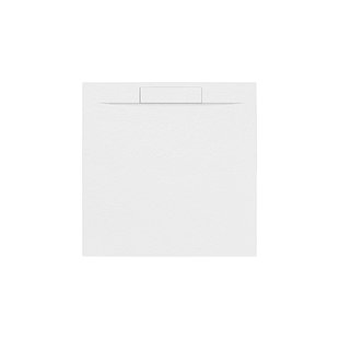 Allibert - Douchebak - Luna 90 X 90 Cm - Polybeton - Wit