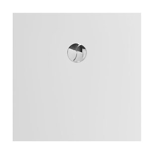 Allibert - Douchebak - Karbon 80 X 80 Cm - Polybeton - Wit