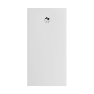 Allibert - Douchebak - Karbon 160 X 80 Cm - Polybeton - Wit