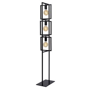 Lucide Vloerlamp Luuk Zwart 3xe27