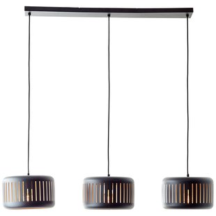 Brilliant Hanglamp Tyas Zwart Goud 3xe27