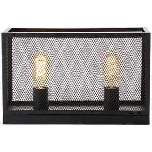 Brilliant Tafellamp Maze Zwart 2xe27