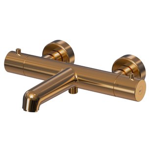 Essebagno Thermostatische Badkraan Luisa - Koper - 15 Cm