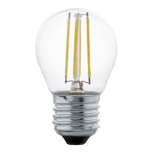Eglo Ledfilamentlamp Peertje - D4,5cm - Warm Wit - E27 - 4w
