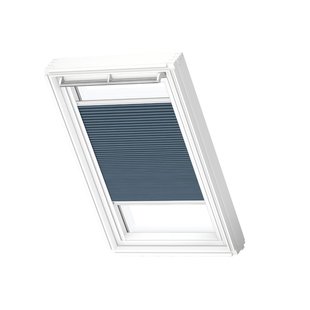 Velux Manueel Verduisterend Plisségordijn Fhc Fk06 1164swl Grijs Gemêleerd White Line