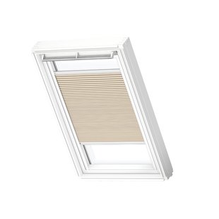 Velux Manueel Verduisterend Plisségordijn Fhc M06 1155swl Beige White Line