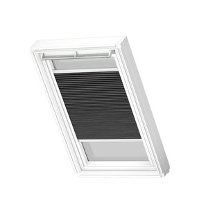 Velux Manueel Verduisterend Plisségordijn Fhc M08 1047swl Steenkool White Line