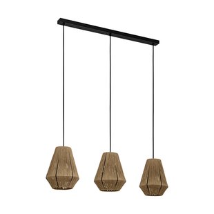 Eglo Hanglamp Alderney Bruin 3xe27