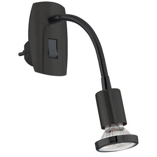 Eglo Stekkerspot Mini 4 Flex Zwart Gu10 4,5w