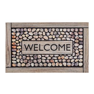 Deurmat Welcome Framed 45 X 75 Cm
