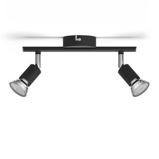 Philips Opbouwspot Limbali Zwart 2xgu10