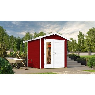 Weka Tuinhuis 224 A - Rood - 205x209cm