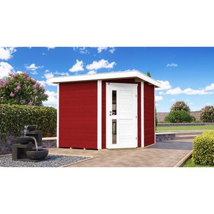 Weka Tuinhuis 229 A - Rood - 239x235cm