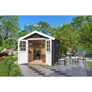 Weka Tuinhuis 209 - Antraciet - 250x250cm