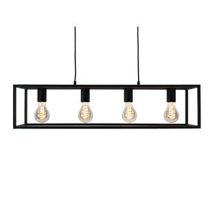 Eglo Hanglamp Blackcrown Zwart 4xe27