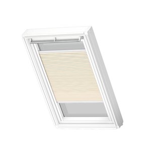 Velux Manueel Verduisterend Plisségordijn Fhc S06 1166swl Ivoor White Line
