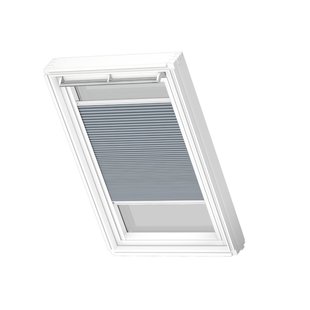 Velux Manueel Verduisterend Plisségordijn Fhc S08 1163swl Grijs White Line